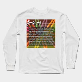 40 RULES OF LOVE - 26 Long Sleeve T-Shirt